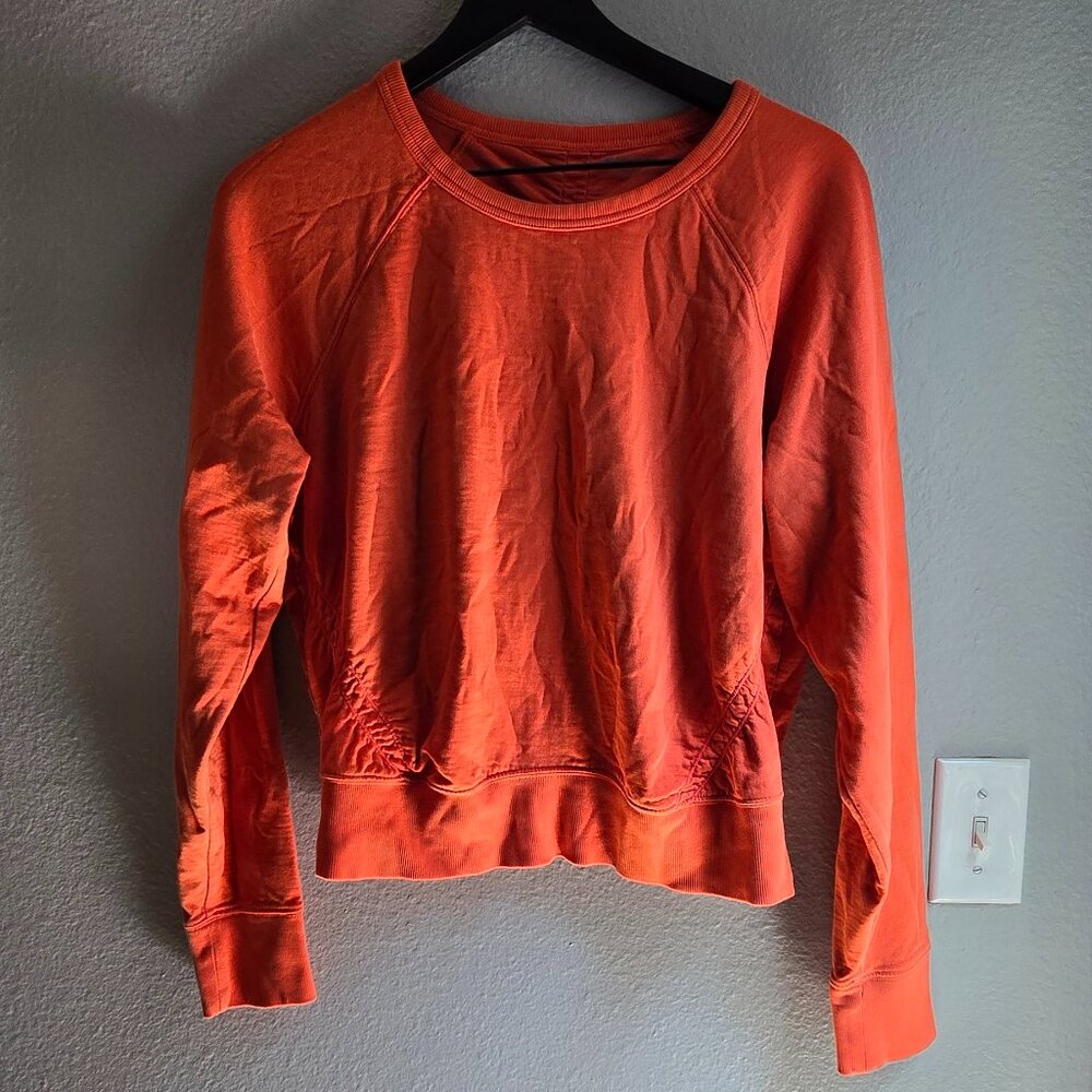 Orange Sweatshirt - Athleta - M